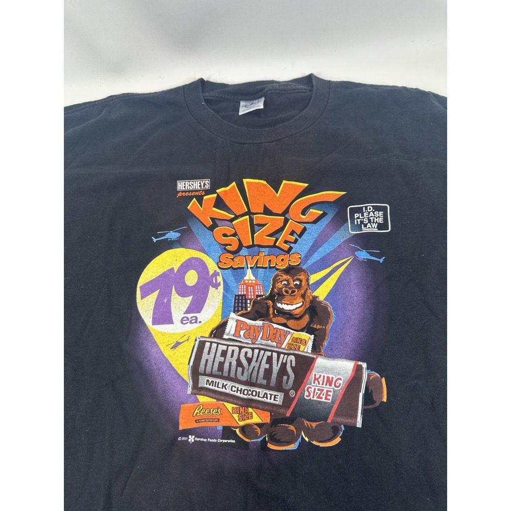 Hershey's Chocolate Promo T Shirt Adult X2XL King Kong Vintage Super America